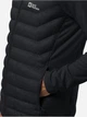 Куртка демисезонная с капюшоном мужская Jack Wolfskin Routeburn Pro Hybrid M 1710512-6000 S Черная (4064886023801) - изображение 4
