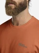 Футболка хлопковая длинная мужская Jack Wolfskin Essential T M 1808382-3330 XL Коричневая (4064886436847) - изображение 4