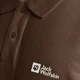 Поло длинное мужское Jack Wolfskin Essential Polo M 1809301-2745 M Коричневое (4064886434997) - изображение 3