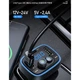 FM модуляр Bluetooth Remax Kezhi Series RC-230 2USB + Type-C 4,8A - зображення 3