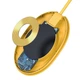 Беспроводное зарядное устройство Baseus Jelly Qi 15W для наушников и телефона + кабель USB Yellow (WXGD-0Y) - изображение 7