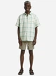 Рубашка летняя мужская Jack Wolfskin Great Plains Shirt M A63702-T0184 M Белая с голубым (4064886449281) - изображение 4
