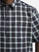 Рубашка хлопковая летняя мужская Jack Wolfskin Planalto Shirt M A63863-T0003 XL Синяя (4064886454537) - изображение 3
