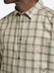 Рубашка хлопковая летняя мужская Jack Wolfskin Planalto Shirt M A63863-T0154 2XL Коричневая (4064886454643) - изображение 3