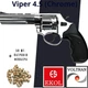 Револьвер под патрон флобер Ekol Viper 4,5 (Chrome) + 50 патронов флобера - изображение 1