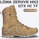 Тактические ботинки Lowa Zephyr MK2 GTX HI TF, Coyote OP (EU 42 / UK 8) берцы мужские демисезонные - изображение 1