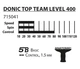 Ракетка для настольного тенниса Donic Schildkrot Top Team 400 - изображение 4