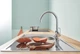 Комплект смесителей для ванны и кухни 4 в 1 Grohe Bau Loop UA123225K3 - изображение 4