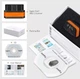 Автосканер Діагностика Vgate iCar2 OBD 2 ELM327 OBD2 Bluetooth3.0 Білий - зображення 6