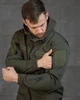 Тактический костюм софтшелл Bandit Олива водонепроницаемый с манжетами на резинках и липучками под шевроны XXL - изображение 5