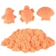 Кинетический песок KidSand Danko Toys оранжевый 400 грамм - изображение 2