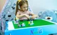 Дитячий світловий стіл для Lego Noofik Universal платформа 40х80 з 2 кишенями (NF-0160-1) - зображення 5