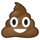 Наклейка без фону на авто, мото, ноутбук Emoji какашка мем. Стікер вологостійкий 7х7см - изображение 1