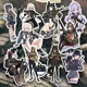 Набір вологостійких стікерів 10шт Anime military 4 наклейки на авто, мото, ноутбук - изображение 1