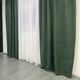Микровелюровые шторы темно-зеленого цвета на тасьме 2шт. 150х270 ALBO 000353730 - изображение 8