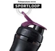 Шейкер спортивний BlenderBottle SportMixer Flip 28oz/820 мл Black (SM 28oz Black) - зображення 4