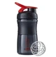 Шейкер спортивный BlenderBottle SportMixer Flip 20oz/590 мл Black/Red (SM 20oz Black/Red) - изображение 1