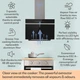 Кухонная вытяжка Klarstein Ava 60 Smart A++ 60 см (10041167) Черная - изображение 2
