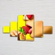 Модульная картина Вкус клубники на ПВХ ткани, 75x130 см, (mk10MB_hm10465) - изображение 2