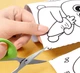 Большая детская скатерть - разукрашка с креплением на стену / пол / стол Paper-Graffiti самоклеящиеся обои раскраска в рулоне, 3 м, белый (100543030) - изображение 4