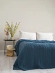 Вязаное Покрывало 220x240 BETIRES DOLCE INDIGO (50% хлопок, 50% акрил), 220x240 - изображение 1