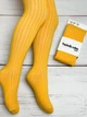Демисезонные колготки TwinSocks желтые 110-116 см 310 - изображение 2
