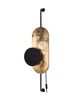Бра Nowodvorski 8430 Чорне/Золоте Wheel lux G9 1x12W - зображення 1