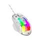 Ігрова дротова миша XTRIKE ME programmable GM-319 wired mouse, 1200-7200 6 step dpi, USB, white - зображення 2