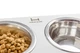 Миски на подставке Harley and Cho Dinner White wood + Black XL20 52x26x20cm высота/ Миски 1,8л / Диаметр 20 см Белый + черный (HC-003300069) - изображение 3