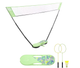 Набор для Бадминтона PERFLY Fun Set Д. 3 х В. 1,4 м (Сетка, Ракетки, Воланы) Салатовый - изображение 1
