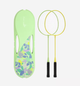 Набор для Бадминтона PERFLY Fun Set Д. 3 х В. 1,4 м (Сетка, Ракетки, Воланы) Салатовый - изображение 2