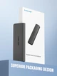 Зовнішня кишеня для SSD Lemorele SD1L M.2 NVME SSD Enclosure 10Gbps USB 3.1 Gen2 Type C Solid State Drive Case, Grey - зображення 8