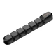 Органайзер Toocki TQ-X02 для 7 настільних кабелів на двосторонньому скотчі, black - зображення 1