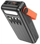 Повербанк із сонячною панеллю Hoco DB33 Plus Rising 22.5W+PD20W Sun Solar 30000mAh Black - зображення 5
