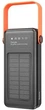 Повербанк із сонячною панеллю Hoco DB33 Plus Rising 22.5W+PD20W Sun Solar 30000mAh Black - зображення 12