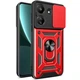 Чохол Fiji Camera Defence для Xiaomi Redmi 13C бампер із захистом камери та підставкою Red - зображення 1