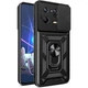 Чохол Fiji Camera Defence для Xiaomi 13 Pro бампер із захистом камери та підставкою Black - зображення 1