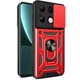 Чехол Fiji Camera Defence для Xiaomi Redmi Note 13 Pro бампер с защитой камеры и подставкой Red - изображение 1