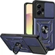 Чехол Fiji Camera Defence для Xiaomi Poco F5 бампер с защитой камеры и подставкой Dark Blue - изображение 1
