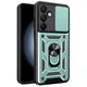Чехол Fiji Camera Defence для Samsung Galaxy S24 FE (S721) бампер с защитой камеры и подставкой Green - изображение 1