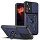 Чехол Fiji Camera Defence для Xiaomi 12 Lite бампер с защитой камеры и подставкой Dark Blue - изображение 1