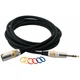 Микрофонный кабель RockCable Microphone Cable - XLR (m) / TRS Jack 3m (RCL 30383 D6 M BA) - изображение 3