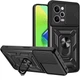 Чехол Fiji Camera Defence для Xiaomi Poco X5 Pro 5G бампер с защитой камеры и подставкой Black - изображение 1