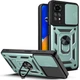 Чехол Fiji Camera Defence для Xiaomi Redmi Note 11 / Note 11s бампер с защитой камеры и подставкой Green - изображение 1