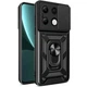 Чехол Fiji Camera Defence для Xiaomi Redmi Note 13 бампер с защитой камеры и подставкой Black - изображение 1