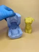 Силиконовая форма для свечей Женский бюст с цветочками - изображение 8