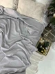 Покрывало ZEINTEX Косичка хлопковое серое 120х200 см - изображение 6