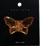 Заколка-краб для волос "Бабочка", желтая - Nyu.Nyu Hair Clip Crystal Yellow (1387401-27064242) - изображение 2