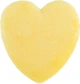 Оксамитова пуховка для макіяжу обличчя у формі жовтого серця - Bubble Bar (1337183-27070572) - изображение 2
