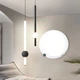 Led светильник черный в вертикальной форме 90 см на 3 режима | Line F | Арт. YG517B/900 VL BK - изображение 7